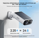 Câmera de segurança solar externa Baseus  sem fio 2K Resolução Wifi