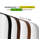 Espelho Corpo Inteiro 170x70 Couro Mod Flame