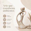 Estatueta Decorativa Casal Entrelaçado