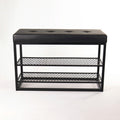 Sapateira Banco Sion Duo - Estofado Preto