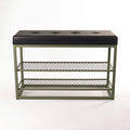 Sapateira Banco Sion Duo - Estofado Preto
