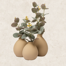 Trio Vasos decorativos em Cerâmica - Essenza Naturale